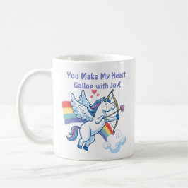 Galloping Unicorn Cupid’s Love Magic  Kaffeetasse