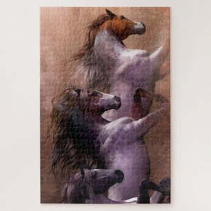 Galloping Wilde Pferde Jigsaw Puzzles