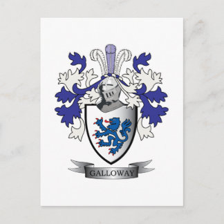 Galloway Familienwappen Coat of Arms Postkarte