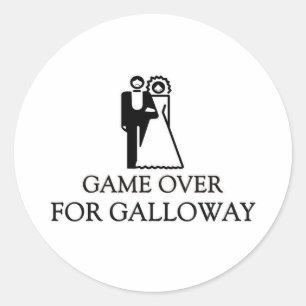Galloway Runder Aufkleber