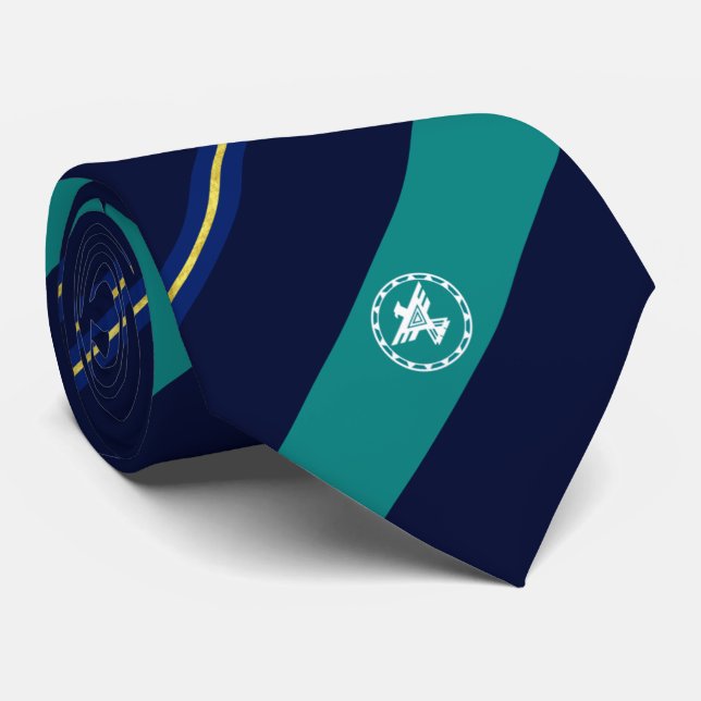 Gallup (New Mexico) Stadtflagge Neck Tie Krawatte (Gerollt)
