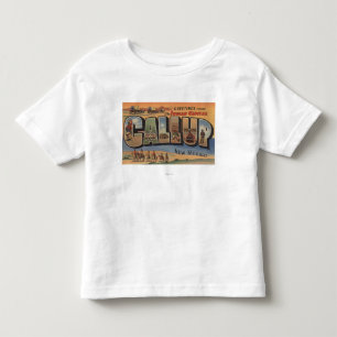 Gallup, New Mexiko - große Buchstabe-Szenen Kleinkind T-shirt