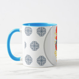 Galo de Barcelos Mug – Portuguese Rooster Azulejo  Tasse