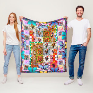 Galo de Barcelos, Portugal Fleecedecke