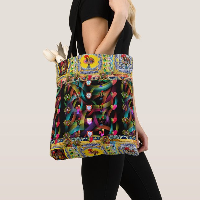 Galo de Barcelos, Portugal Tasche (Von Nahem)