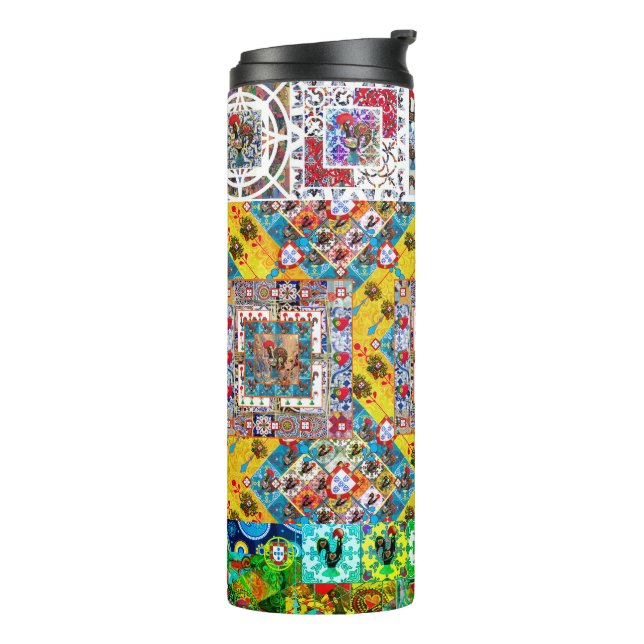 Galo de Barcelos, Portugal Thermosbecher (Nach links gedreht)