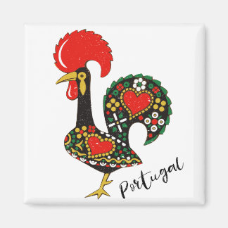 Galo de Barcelos portugiesisches Rooster Magnet