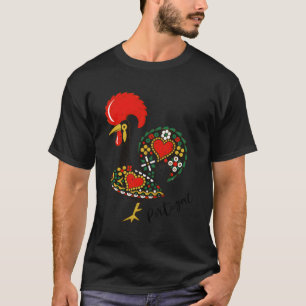Galo De Barcelos portugiesisches Rooster T-Shirt