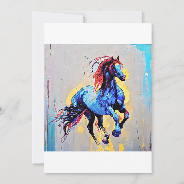 Galopp Einladung (Vorderseite)