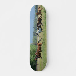 Galoppierende Pferde Skateboard