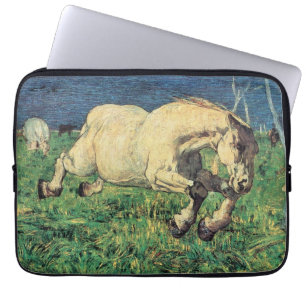 Galoppierendes Pferd von Giovanni Segantini, Vinta Laptopschutzhülle