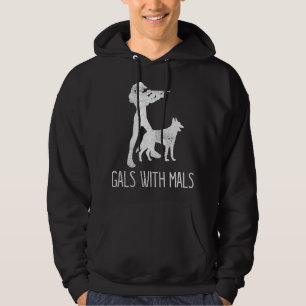 Gals with Mals Belgium Malinois Lover Pullover Hoo