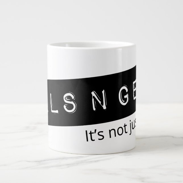 #GALSNGEAR Mega-Tasse Jumbo-Tasse (Vorderseite)