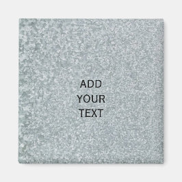 galvanisierter Metalllook Magnet
