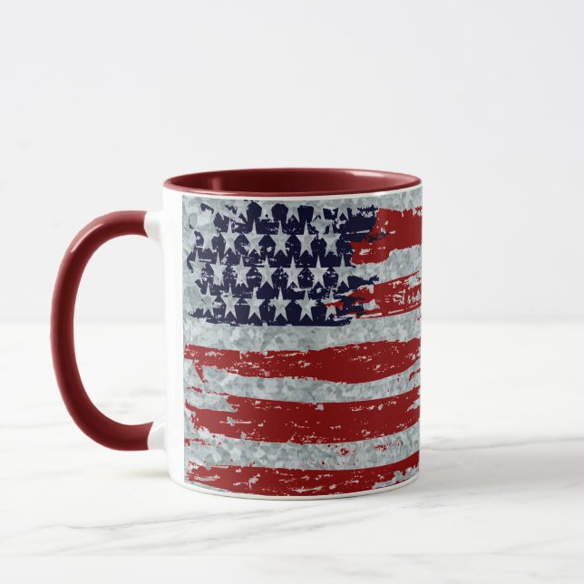 Galvanisiertes Metalllook und Tasse (Links)