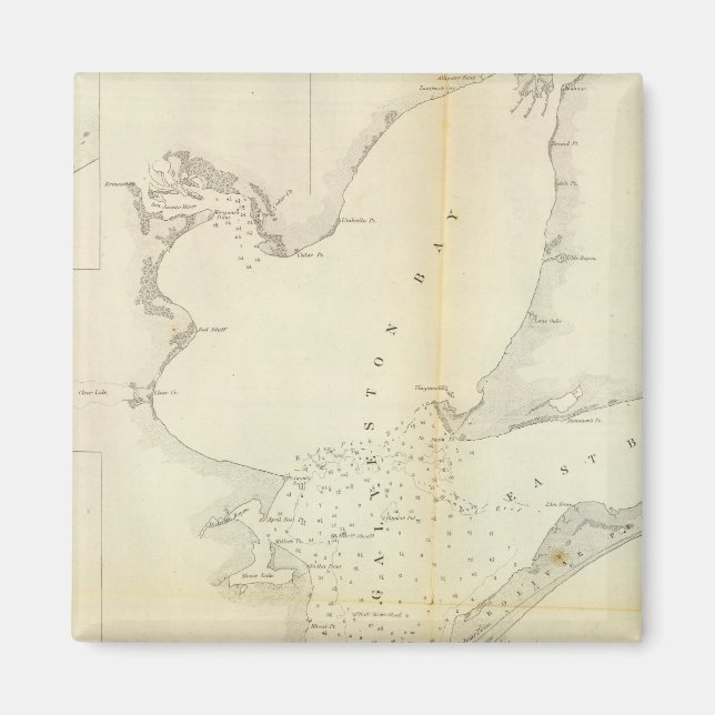 Galveston Bay, Texas Magnet (Vorne)