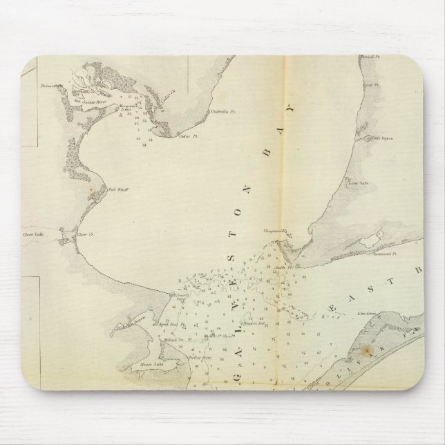 Galveston Bay, Texas Mousepad (Vorne)