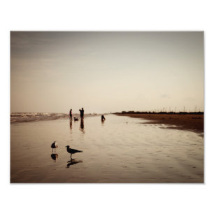 Galveston Beachlife Fotodruck