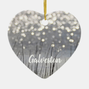 Galveston Feuchtland Gras Twinkling Sea Keramik Ornament