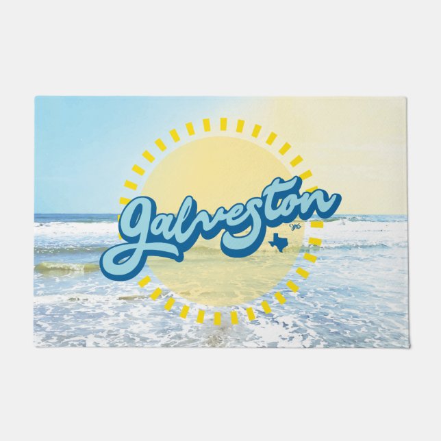 Galveston Island Texas Fußmatte (Vorderseite)
