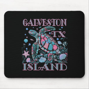 Galveston Island Tx Schildkrötenliebhaber Bunter S Mousepad