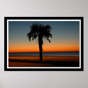 Galveston Sunrise in der 89. Straße Poster