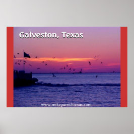 Galveston Texas Ferry Crossing Poster