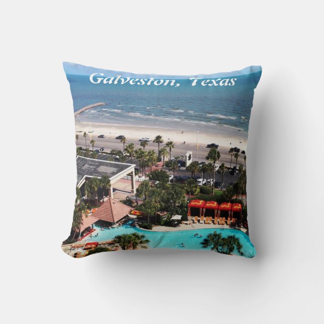 Galveston, Texas  Kissen (Vorderseite)