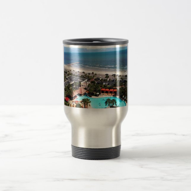 Galveston, Texas-Reise/Pendler-Tasse Reisebecher (Mittel)
