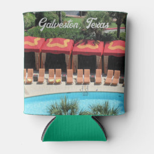 Galveston, Texas - San Luis Hotel Sonnendeck -  Dosenkühler