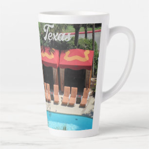 Galveston, Texas - San Luis Hotel Sonnendeck - Milchtasse