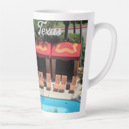 Galveston, Texas - San Luis Hotel Sundeck -  Milchtasse