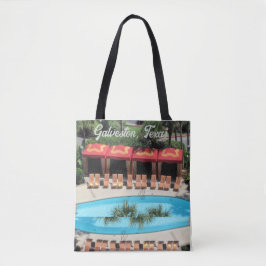 Galveston, Texas - San Luis Hotel Sundeck -  Tasche