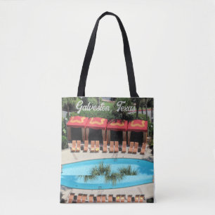 Galveston, Texas - San Luis Hotel Sundeck -  Tasche