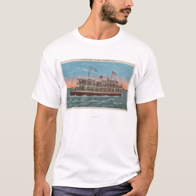 Galveston, TX - Ansicht des Galvez T-Shirt (Vorderseite)