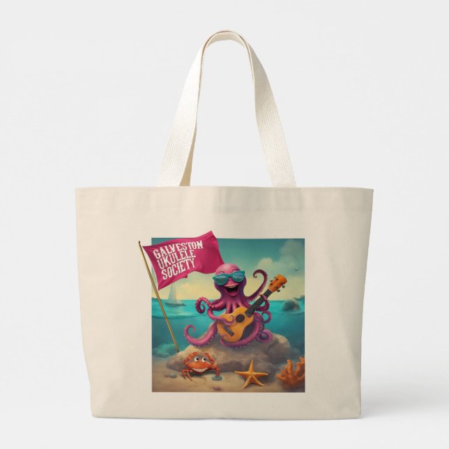 Galveston Ukulele GUS Grand Sac fourre-tout avec A (Dos)