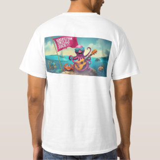Galveston Ukulele Society GUS Men's Banner T - Shi T-Shirt