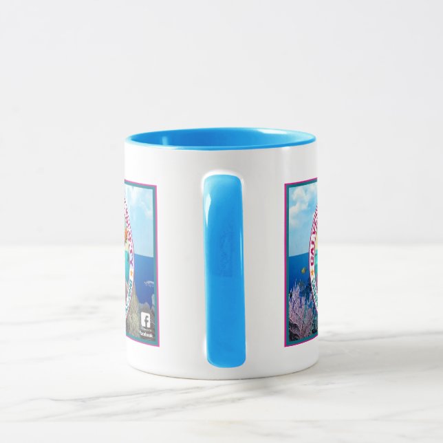 Galveston Ukulele Society GUS Octopus Mug (Poignée)