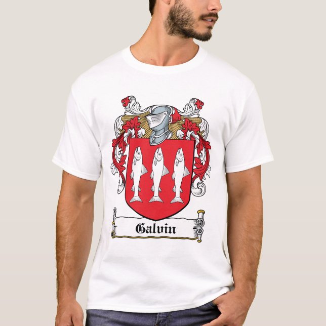 Galvin Familienwappen T-Shirt (Vorderseite)