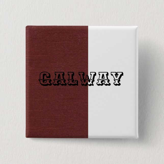 Galway-Abzeichen Button (Vorderseite)