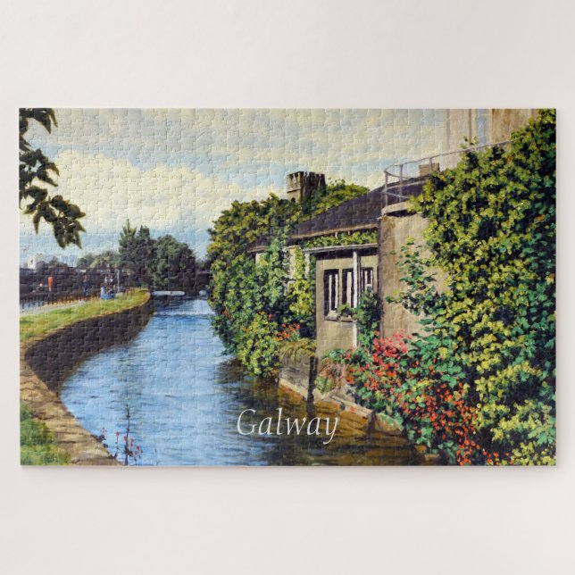 Galway City Ireland Landschaftlich Canal View (Horizontal)