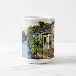 Galway City Ireland Landschaftlich Canal View Kaffeetasse