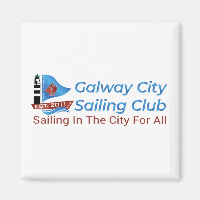 Galway City Sailing Magnet (Vorne)