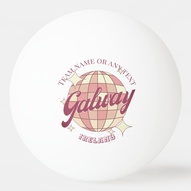 Galway Ireland Tischtennis Tischtennisball (Vorderseite)