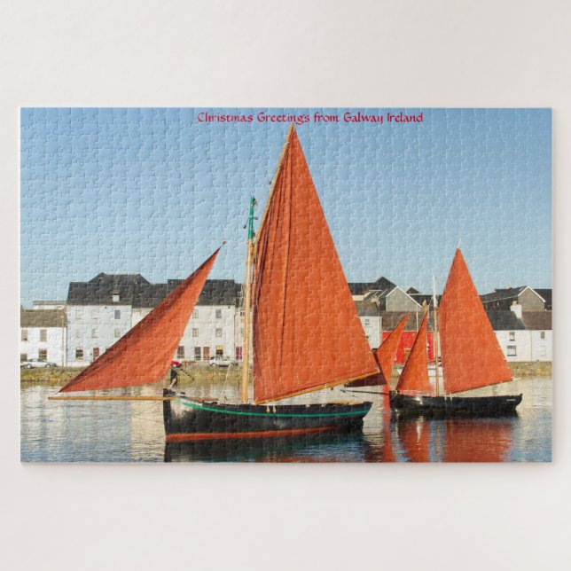 Galway Sailing Boats Irlande. Jigsaw Puzzle (Horizontal)