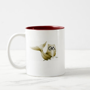 GAM Siegel-Kastanienbraun-Tasse Zweifarbige Tasse