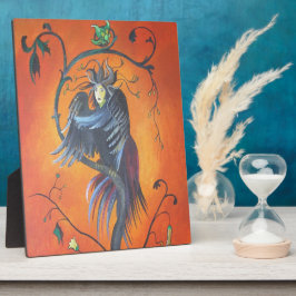 Gamaun der prophetische Vogel mit RuffelFedern Fotoplatte