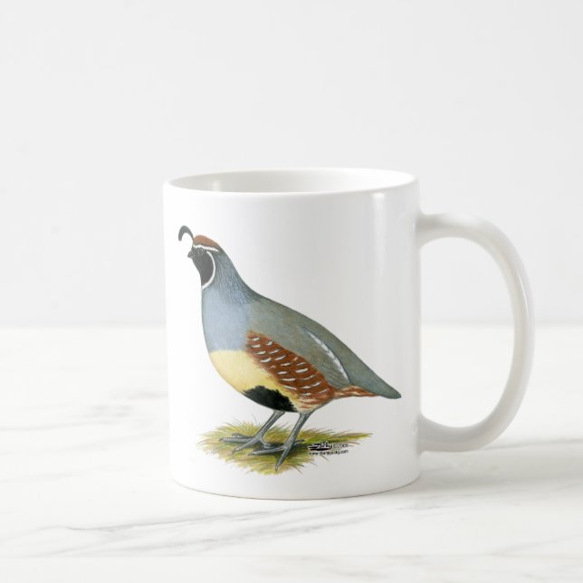 Gambels Wüsten-Wachteln Kaffeetasse (Rechts)