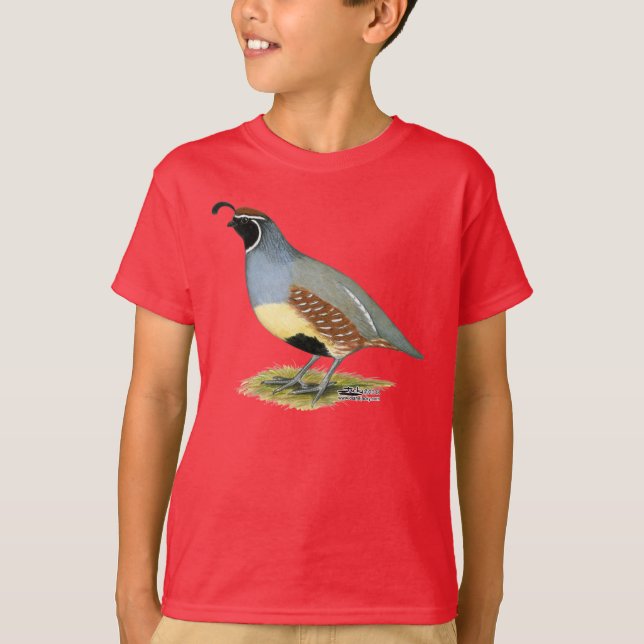 Gambels Wüstenquail T-Shirt (Vorderseite)