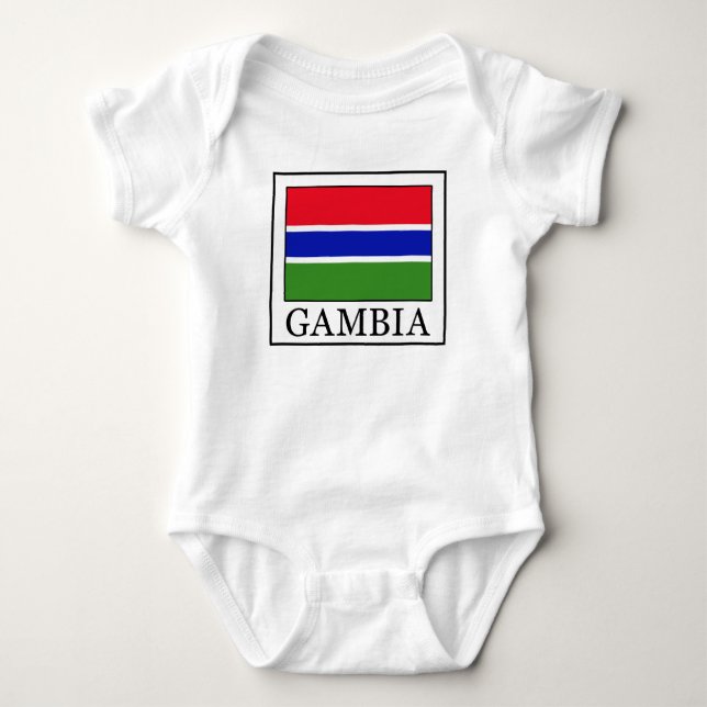 Gambia Baby Strampler (Vorderseite)